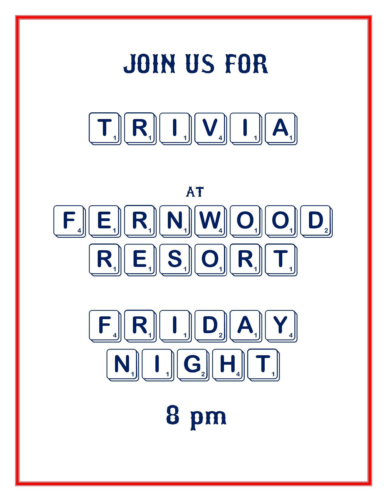 Trivia Night at Fernwood