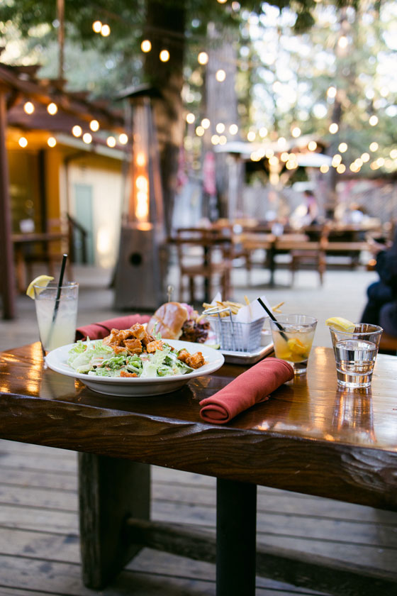 Tavern deck dining