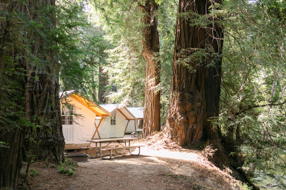 Tent Cabins Camping in Big Sur