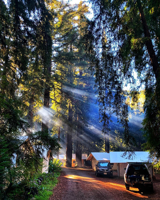 Tent Cabins Camping in Big Sur